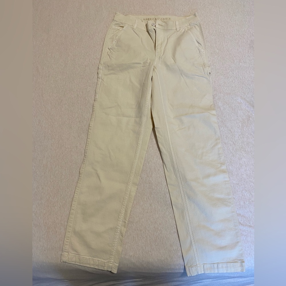 AE Stretch High Waisted Straight Leg Carpenter Pant